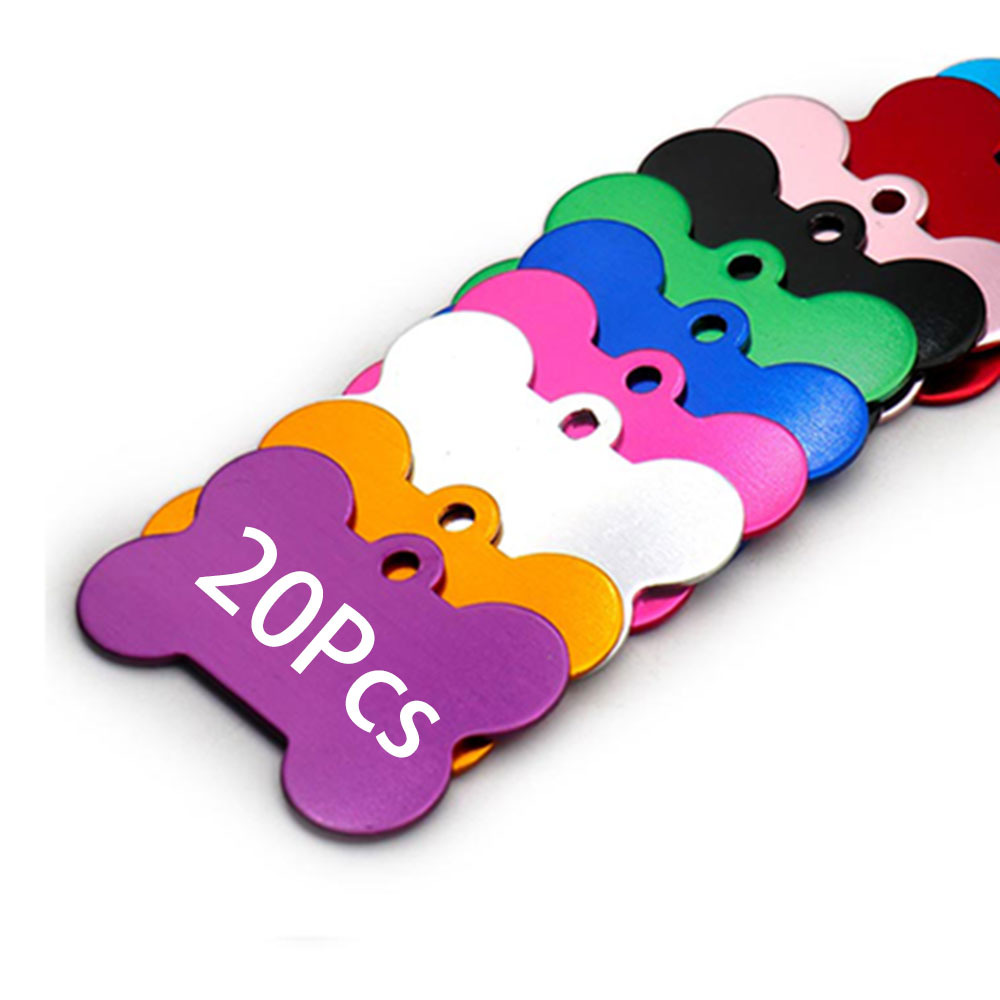 Pet Supplies Wholesale - Grosir 20Pcs Tag ID Anjing Klasik