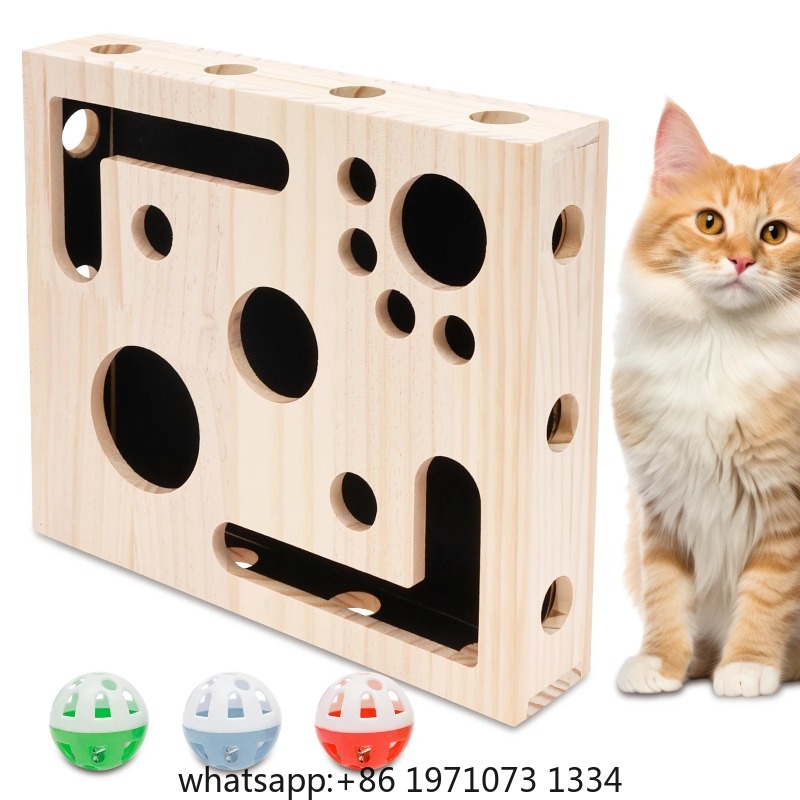 Interactive Cat Toy - Kotak Mainan Pengasah Kuku Kucing dengan