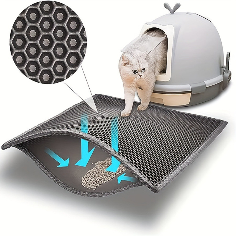 Cat Litter Mat - Alas Kotak Kotoran Alas Kotak Pasir