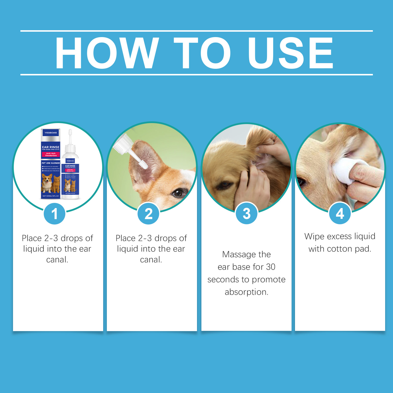 Pembersih Telinga Hewan Peliha - Pet Ear Cleaner ulasan dan harga