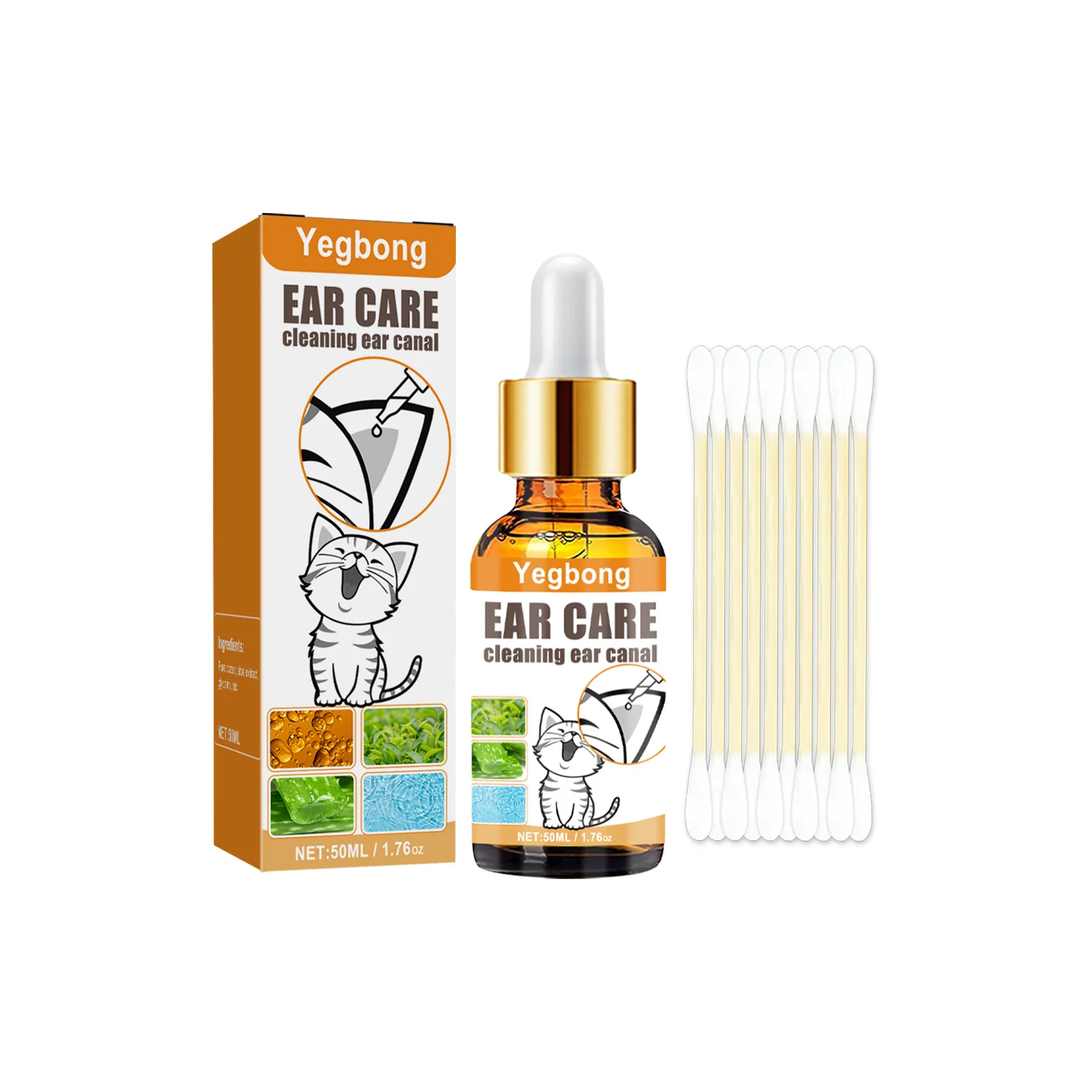 Tetes Pembersih Telinga Hewan  - Pet Ear Cleaner ulasan dan harga
