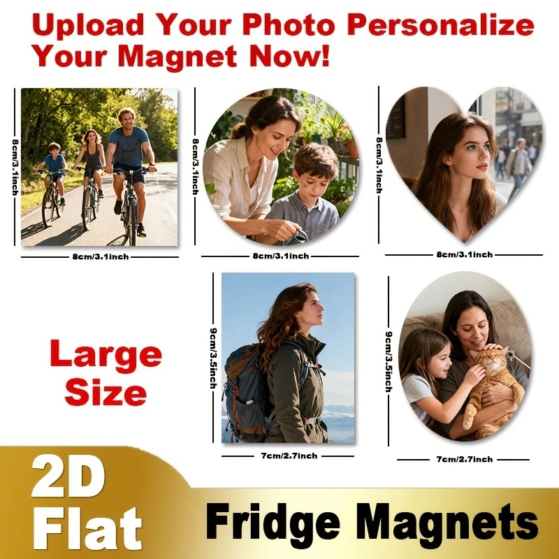 Magnet Kulkas Foto Kustom 2D D - Pet Supplies Outlet ulasan dan harga