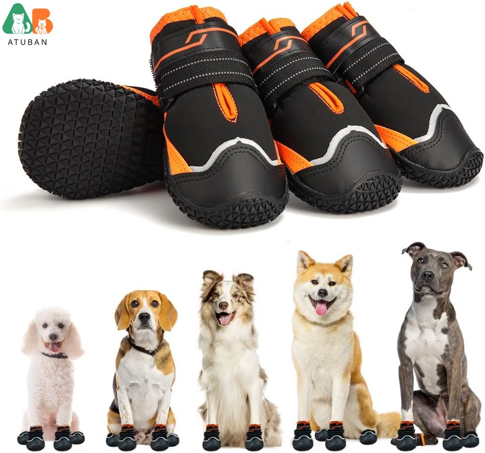 ATUBAN untuk anjing antiselip  - Dog Booties Paw Protector ulasan dan harga