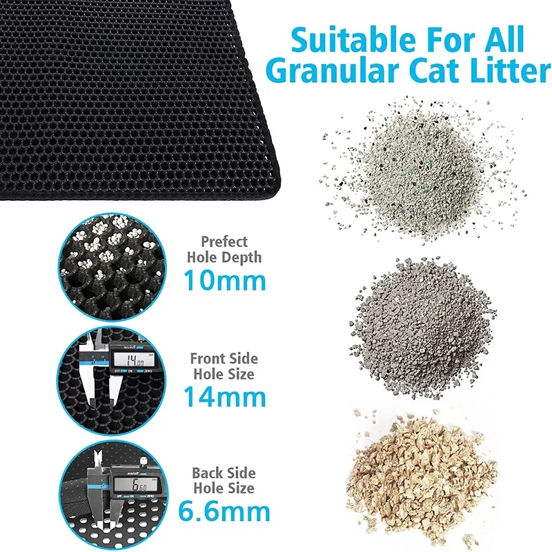 Alas Kucing Warna-warni, Alas  - Cat Litter Mat ulasan dan harga