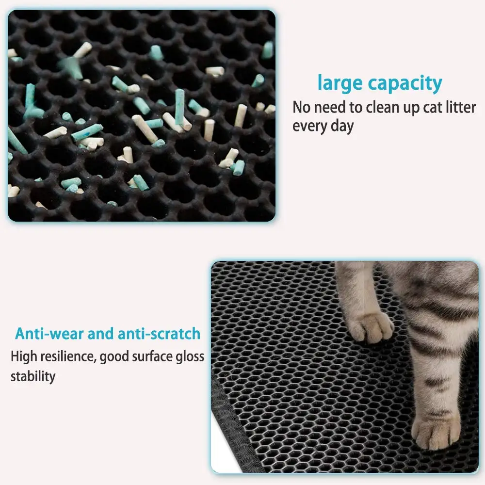 Alas Kucing Besar 70x120cm, Te - Cat Litter Mat ulasan dan harga