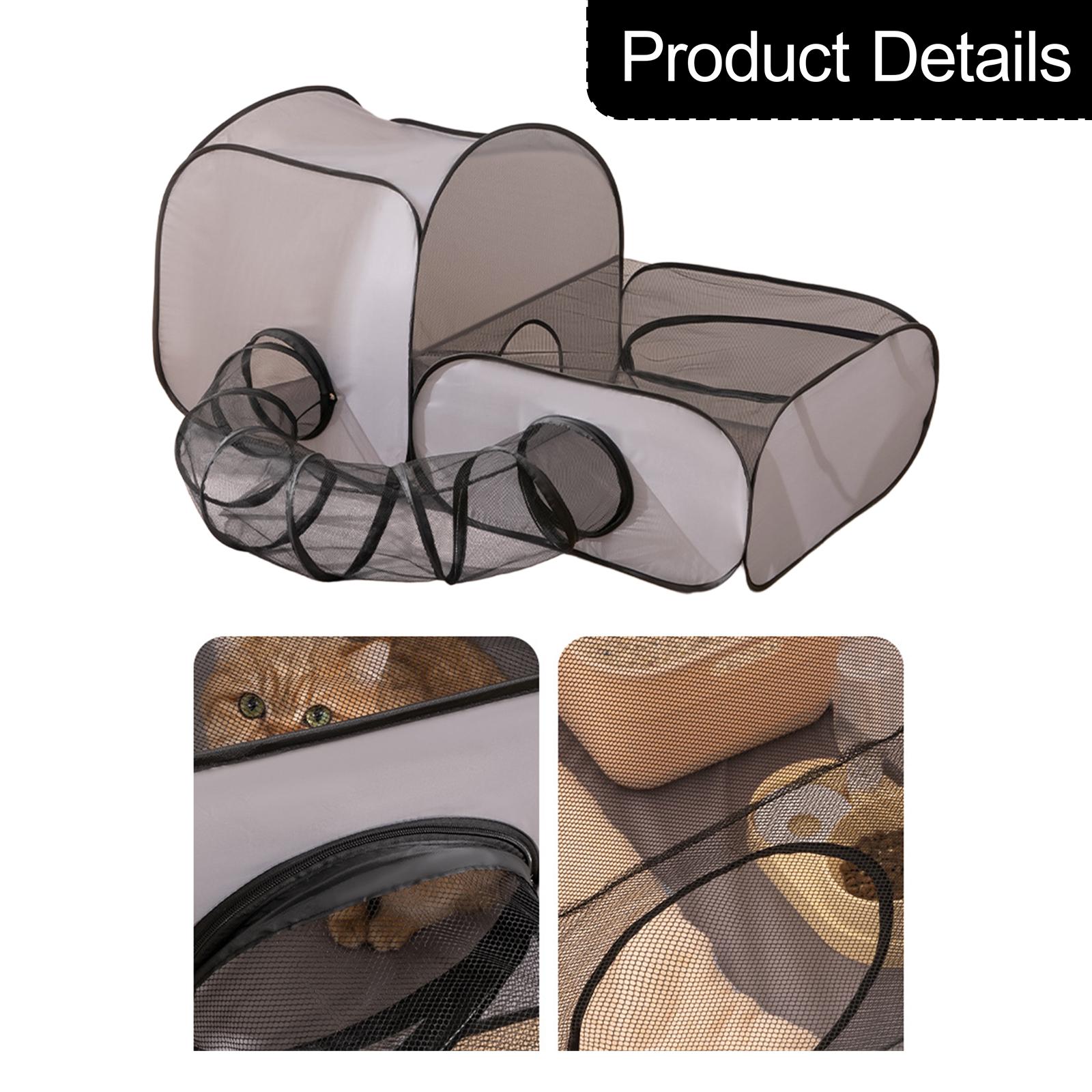 Kandang Terowongan Tabung Kuci - Interactive Cat Toy ulasan dan harga