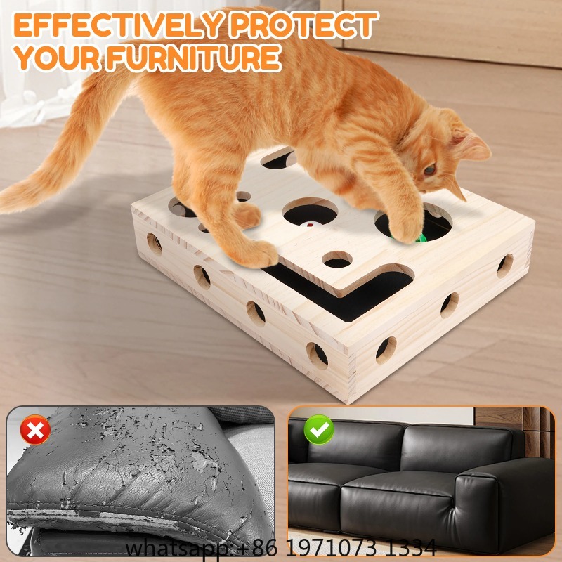 Kotak Mainan Pengasah Kuku Kuc - Interactive Cat Toy ulasan dan harga
