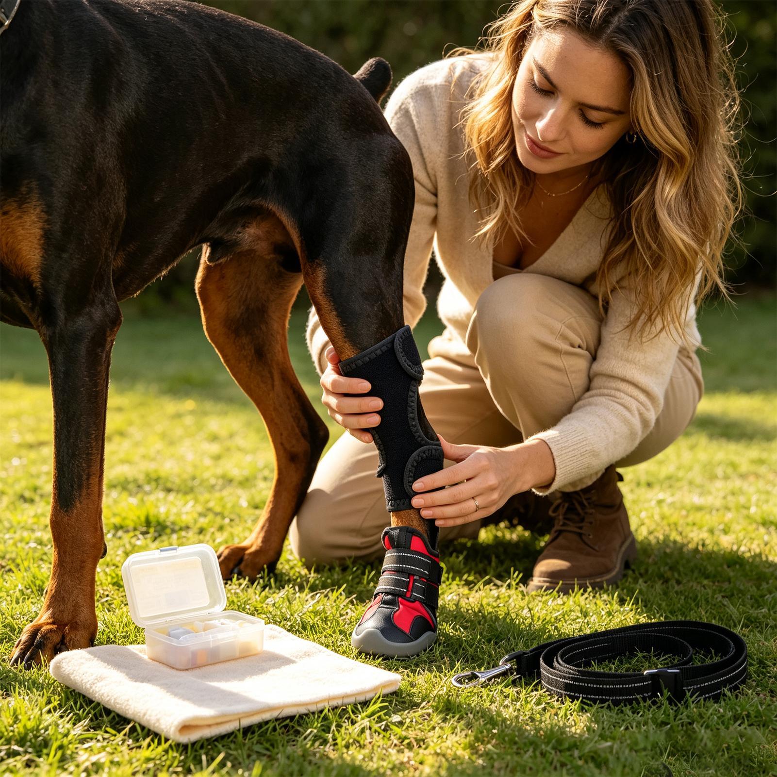 Sepatu Anjing Anti Air, Pelind - Dog Booties Paw Protector ulasan dan harga