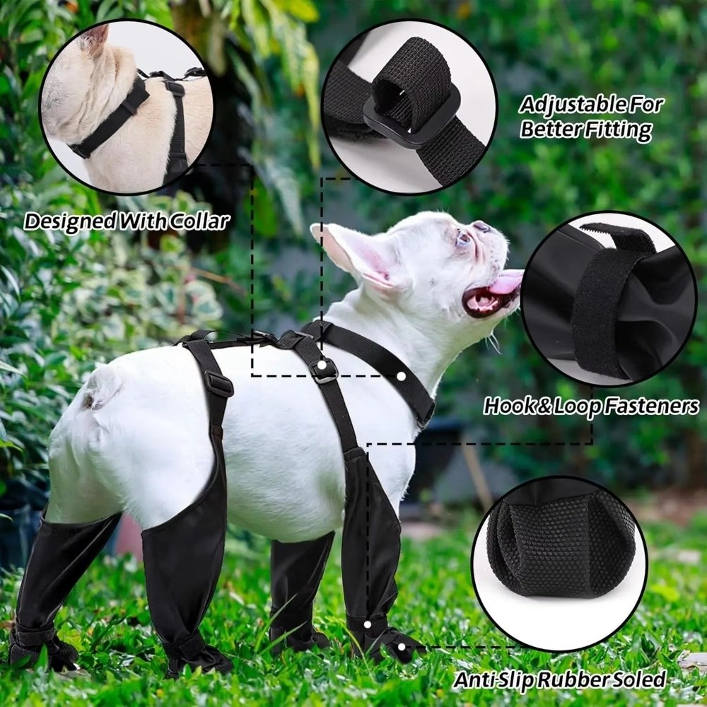 Sepatu Anjing Anti Jatuh Tahan - Dog Booties Paw Protector ulasan dan harga