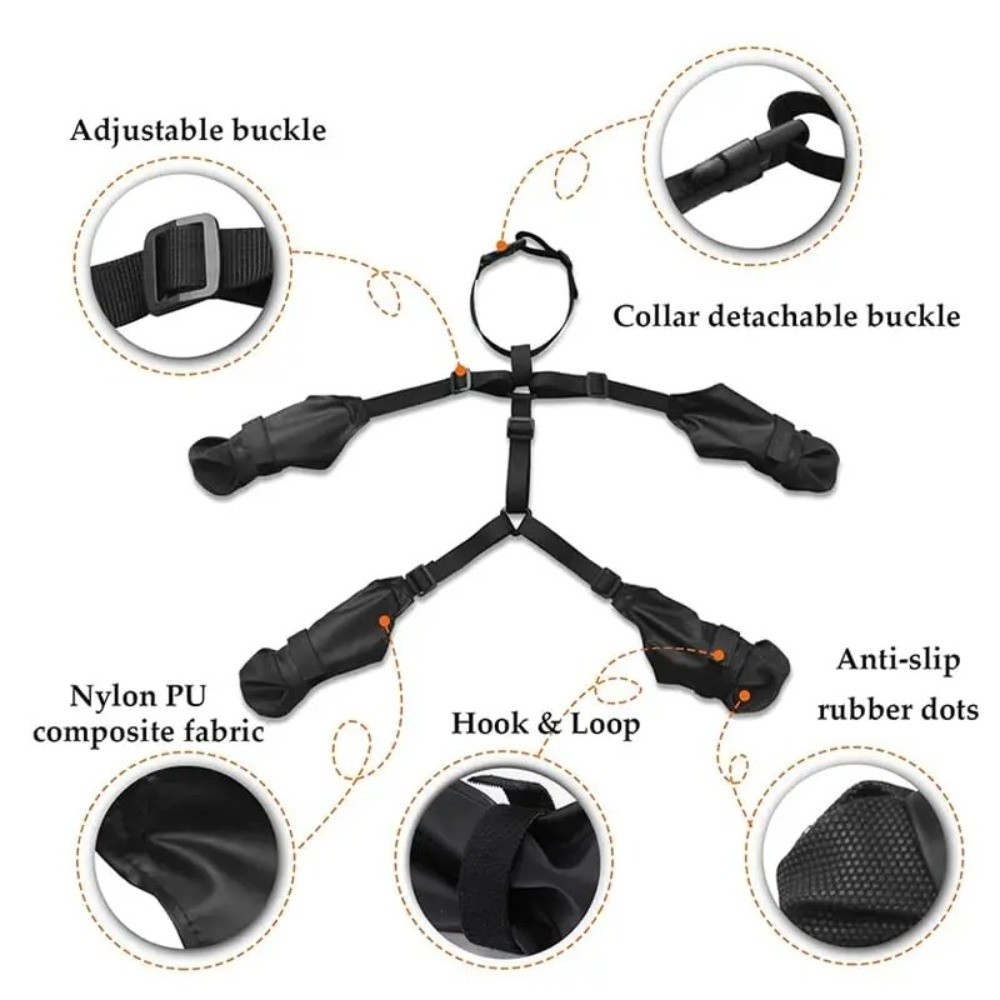 Sepatu Anjing Anti Jatuh Tahan - Dog Booties Paw Protector ulasan dan harga