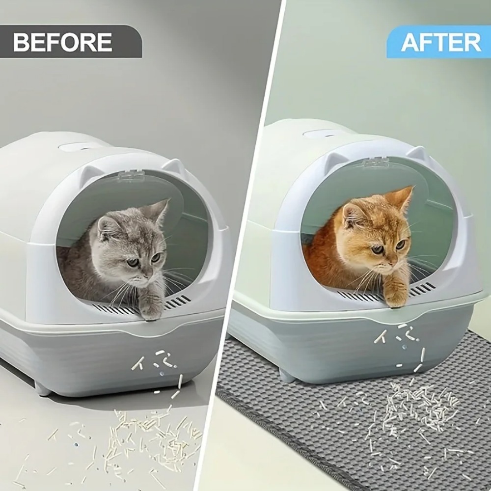 Alas Pasir Kucing Dua Lapis An - Cat Litter Mat ulasan dan harga
