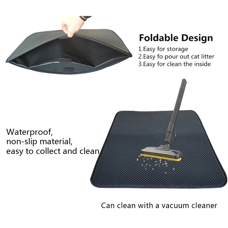 Alas Kotak Kotoran Alas Kotak  - Cat Litter Mat ulasan dan harga