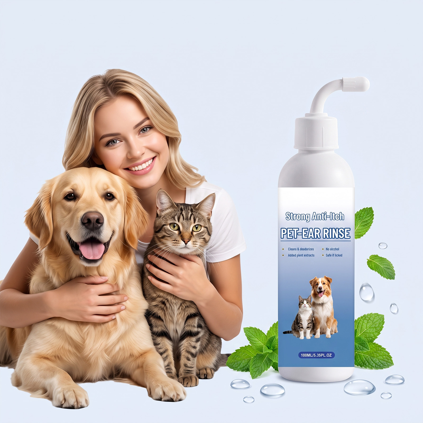 Cairan Pembersih Telinga Hewan - Pet Ear Cleaner ulasan dan harga